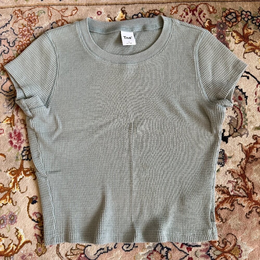 TNA Waffle Knit Top Size Small